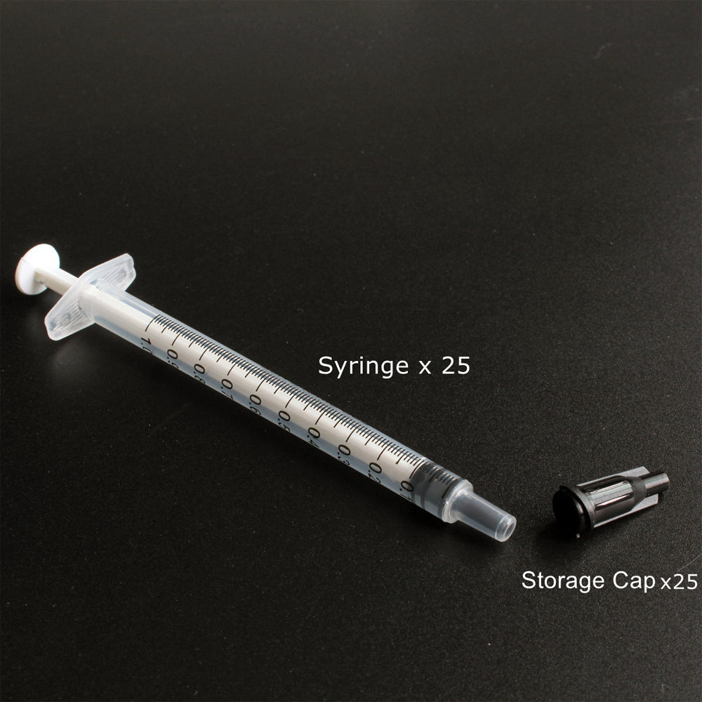1 ml Needle-Free Syringes with Caps โ 25 Pack for Pet Feeding & Liquid Measuring โ view 3