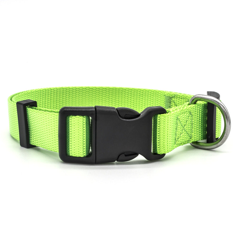 Soft Nylon Dog & Cat Collar – Neoprene Lined, Adjustable with Metal D-Ring, 6 Colors, XS–XL – view 8