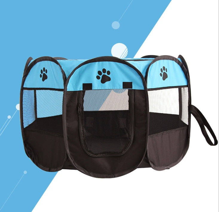 Foldable Pet Playpen – Portable Octagonal Dog & Cat Kennel – view 3