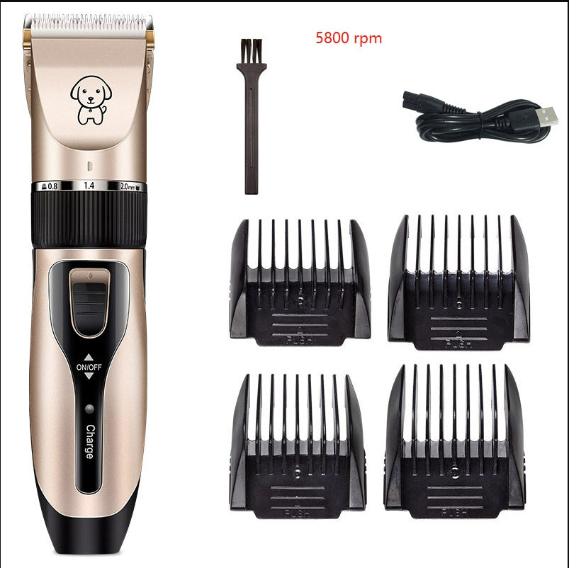 Low Noise Rechargeable Pet Hair Clipper – Ceramic Blade Trimmer for Dogs and Cats – view 7