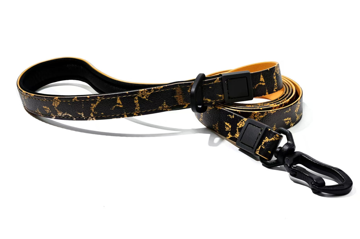 Camo Embossed Dog Leash & Collar Set – Waterproof PVC, Soft Neoprene Handle, 15, 20 & 25 mm, 4 Colors – view 10