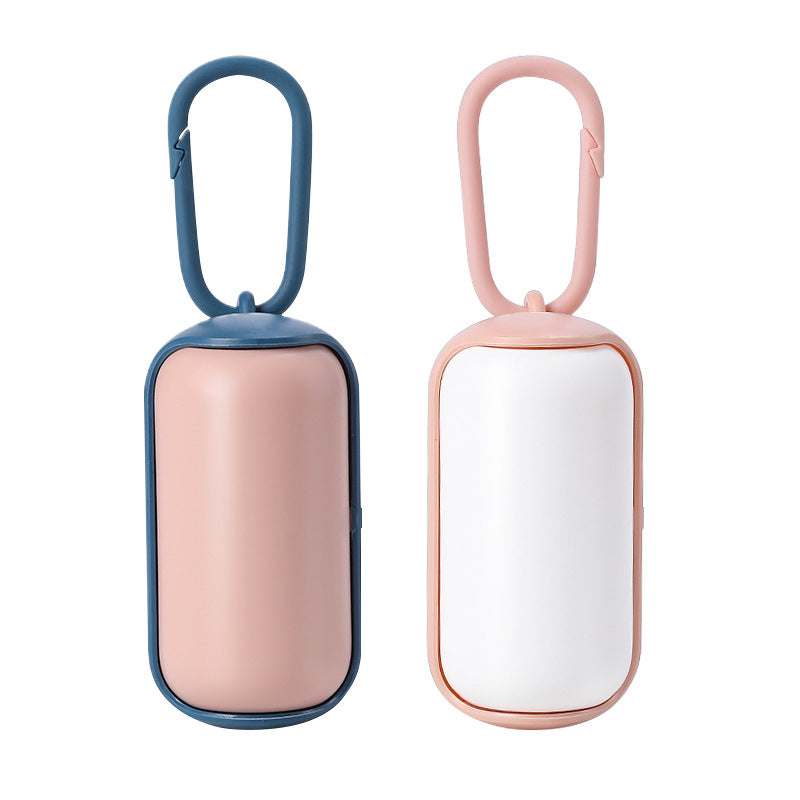 Mini Poop Bag Holder for Leash – Portable Dog Waste Bag Dispenser, Two-Tone Colors – view 4