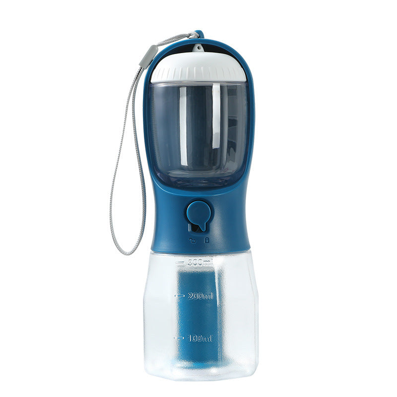 3-in-1 Dog Water Bottle – Travel Cup with Food Container, Waste Bag Holder & Filter, 300 ml – view 10