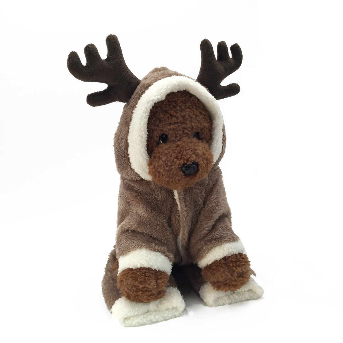 Reindeer Christmas Dog Outfit – Cozy Fleece Holiday Costume – view 6