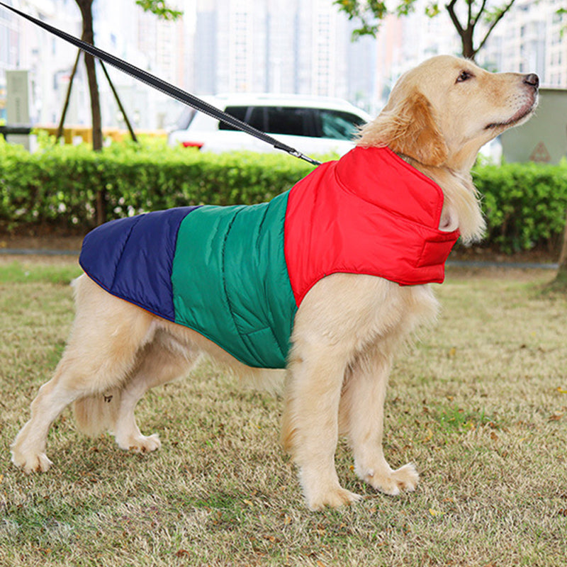 Water-Repellent Dog Puffer Jacket – Warm Winter Coat