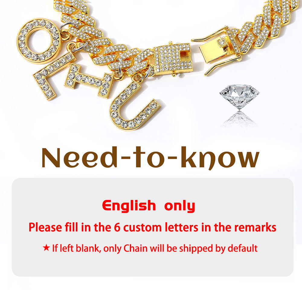 Luxury Metal Alloy Dog Collar – Gold or Silver Walking Collar, 25–50 cm (9.8–19.7 in) – view 4