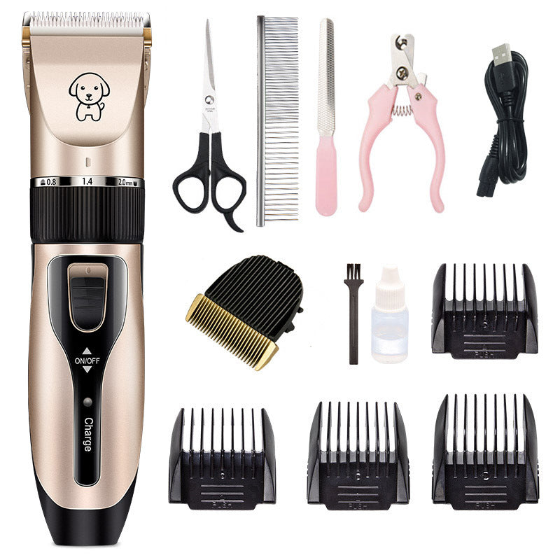Low Noise Rechargeable Pet Hair Clipper – Ceramic Blade Trimmer for Dogs and Cats – view 13
