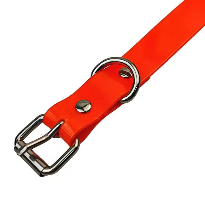 Waterproof Plastic Dog Collar โ Lightweight Easy-Clean Collar, 70 cm (27.6 in), Red or Yellow โ view 4
