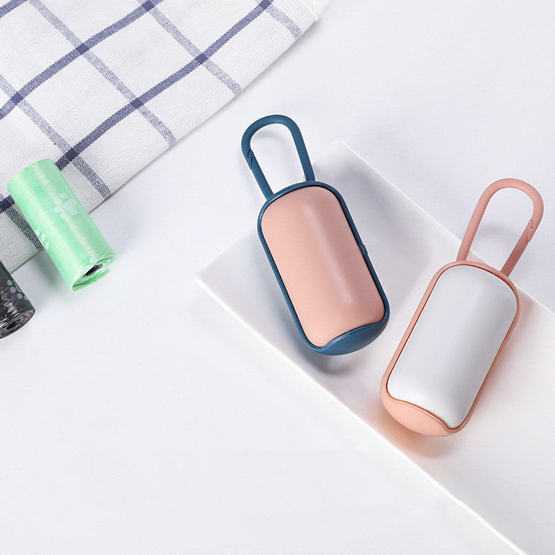 Mini Poop Bag Holder for Leash – Portable Dog Waste Bag Dispenser, Two-Tone Colors – view 6