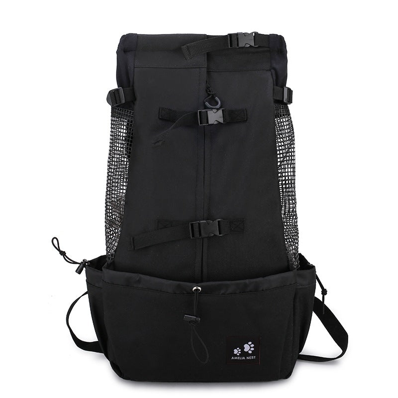 Legs-Out Dog Carrier Backpack – Breathable Front & Back Pet Carrier for Small Dogs & Puppies, S–XL – view 11