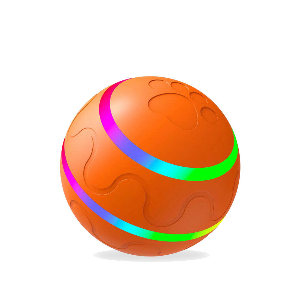 Self-Rotating Rechargeable Cat Ball Toy with Auto Direction Change, Silicone and ABS โ view 7