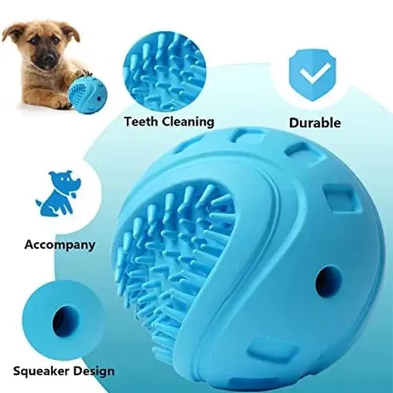 Treat Dispensing Dog Ball โ Interactive Chew and Treat Toy for Small and Medium Dogs โ view 7