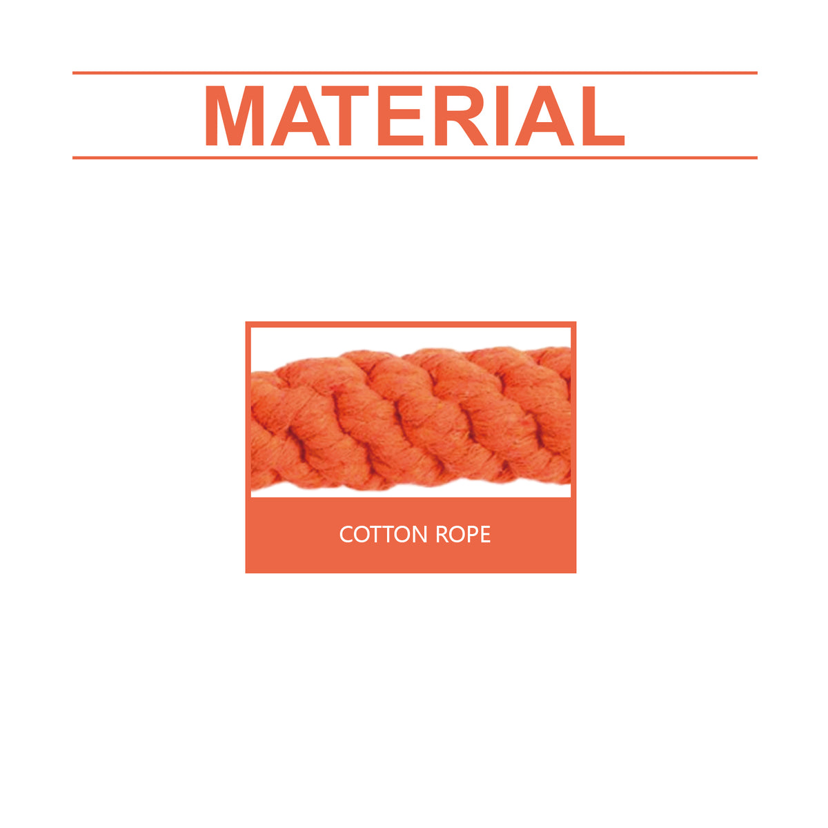 Braided Cotton Rope Carrot Chew Toy for Teething Puppies and Small to Medium Dogs โ view 6