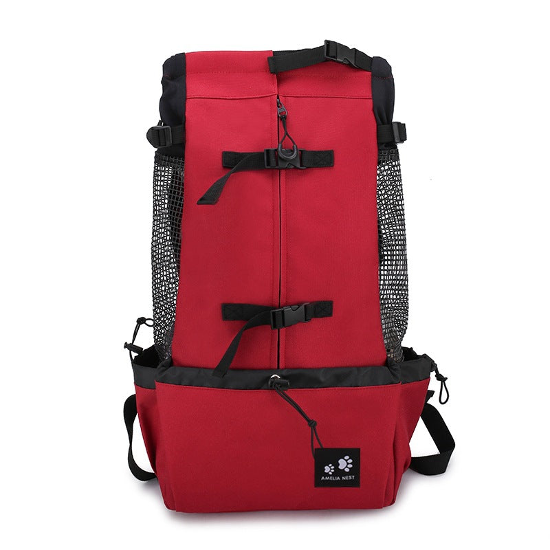 Legs-Out Dog Carrier Backpack – Breathable Front & Back Pet Carrier for Small Dogs & Puppies, S–XL – view 8