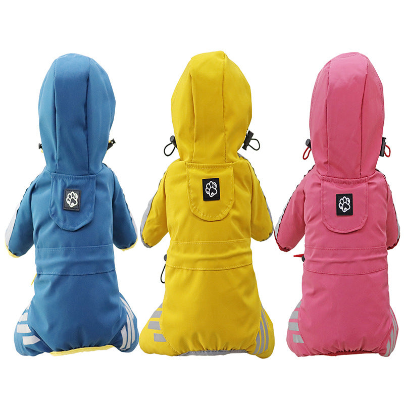 Full-Body Dog Raincoat – Waterproof 4-Leg Rain Suit – view 9
