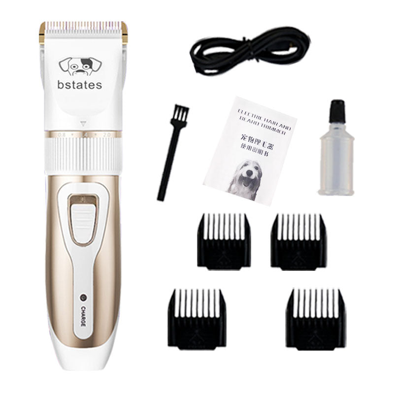 Low Noise Rechargeable Pet Hair Clipper – Ceramic Blade Trimmer for Dogs and Cats – view 11