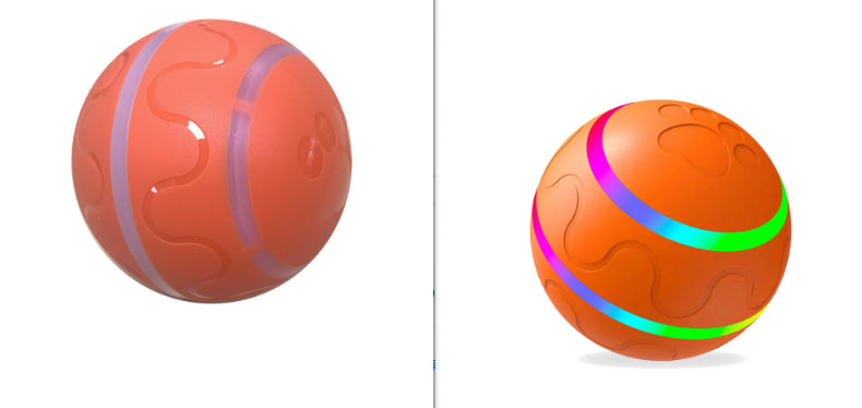 Self-Rotating Rechargeable Cat Ball Toy with Auto Direction Change, Silicone and ABS โ view 17