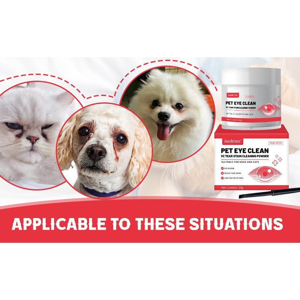 Pet Tear Stain Powder for the Fur Around Dog & Cat Eyes, Grooming Powder โ view 5