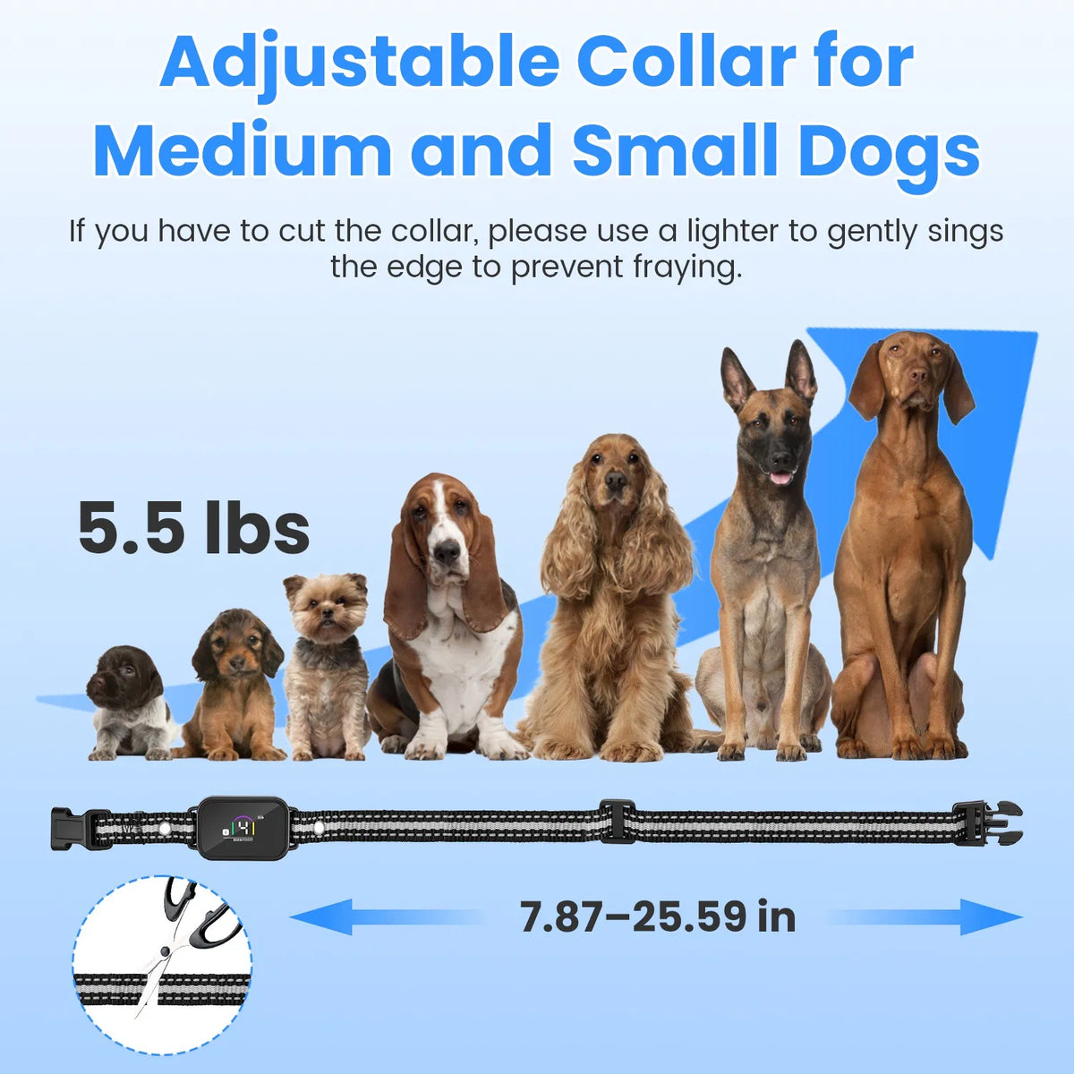 2-in-1 Dog Training & Anti-Bark Collar with Remote – 3300 ft, IP68, Color Screen, 1 or 2 Collars – view 9