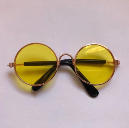 Cat Sunglasses – Retro Round Pet Glasses for Cats & Small Dogs, Photo Prop, 13 Colors, Sizes M & L – view 15