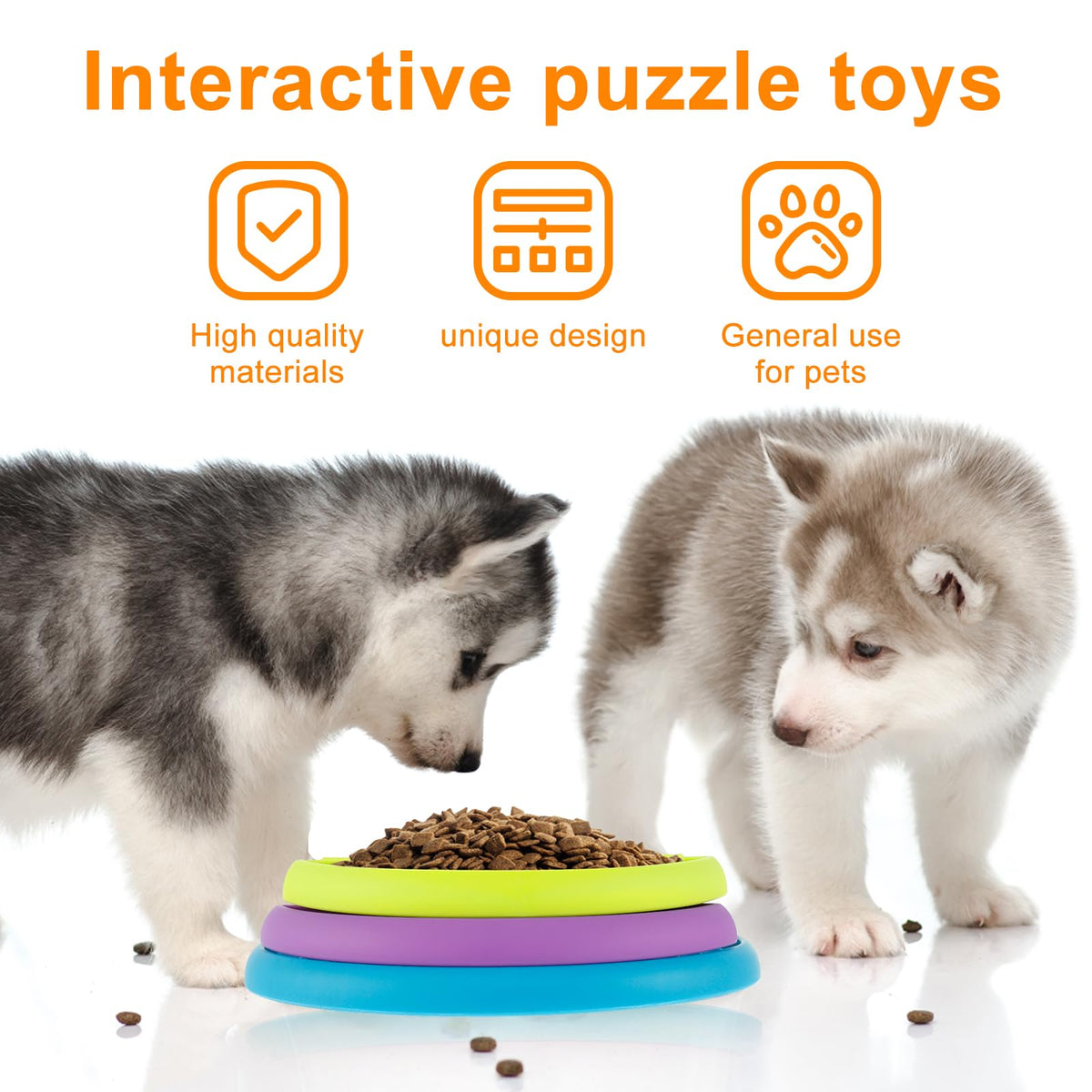 3-in-1 Rotating Dog Slow Feeder and Lick Mat โ Holds 2 Cups, for Medium & Large Dogs, Green โ view 10
