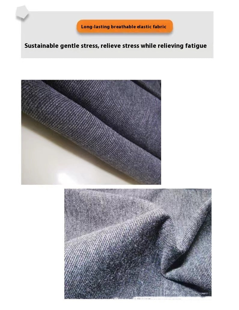Heather Gray Dog Vest Jacket – Soft Ponte Knit Pet Top in Sizes XXS to XXL – view 3