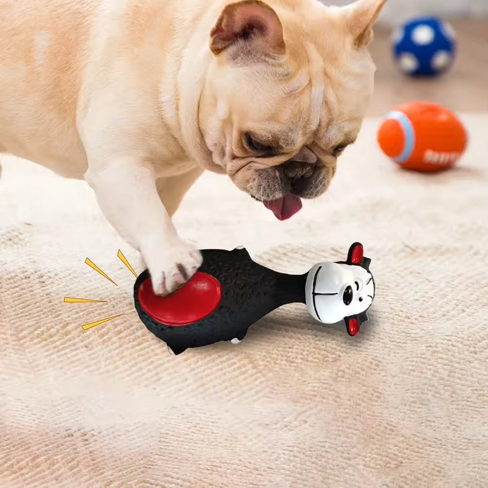 Latex Animal-Shaped Squeaky Dog Chew Toys 4-Piece Set for Puppies and Small Dogs โ view 2