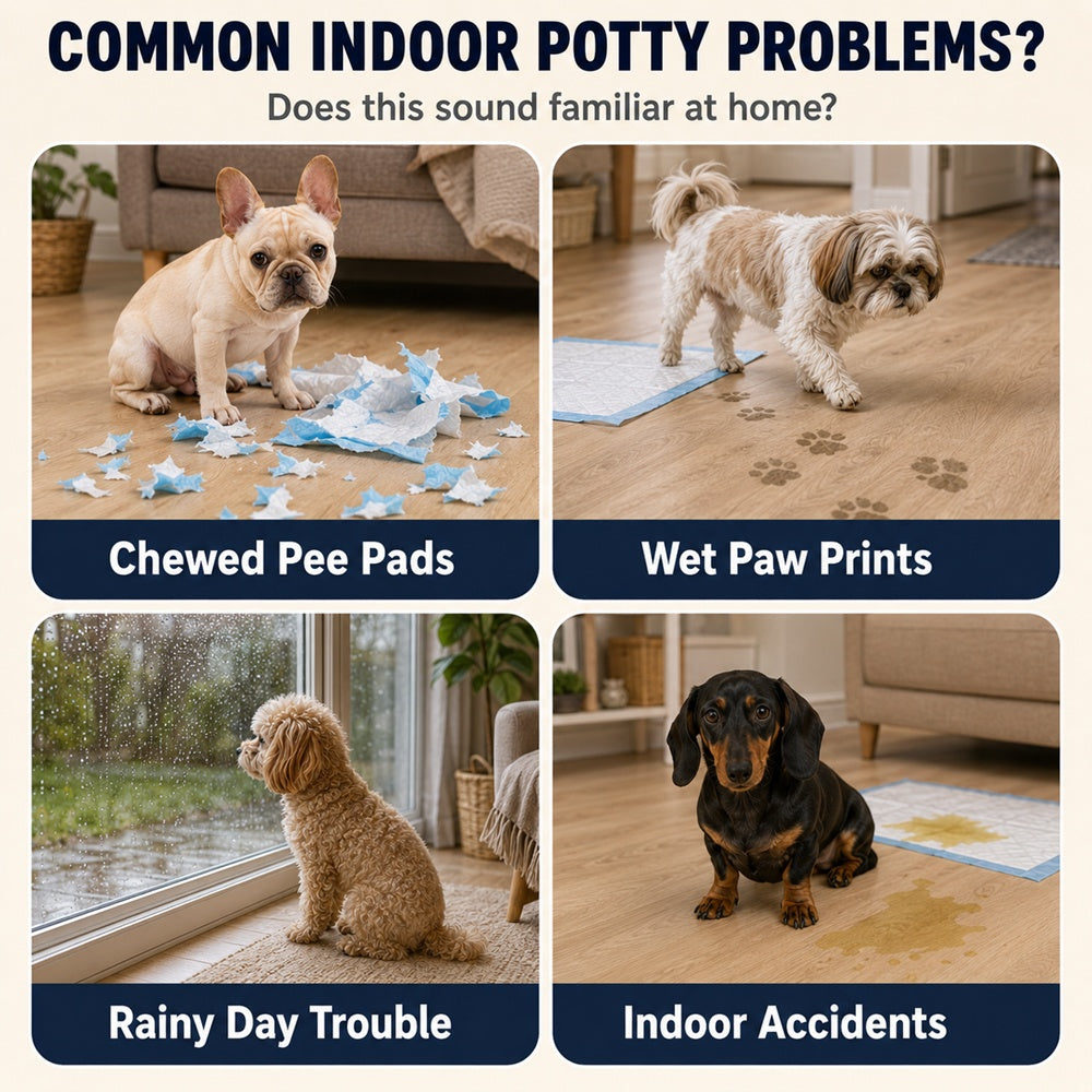 Dog Potty Tray with Removable Mesh Grate – Leak-Proof Indoor Dog Toilet, 25.6 x 19.7 in – view 7
