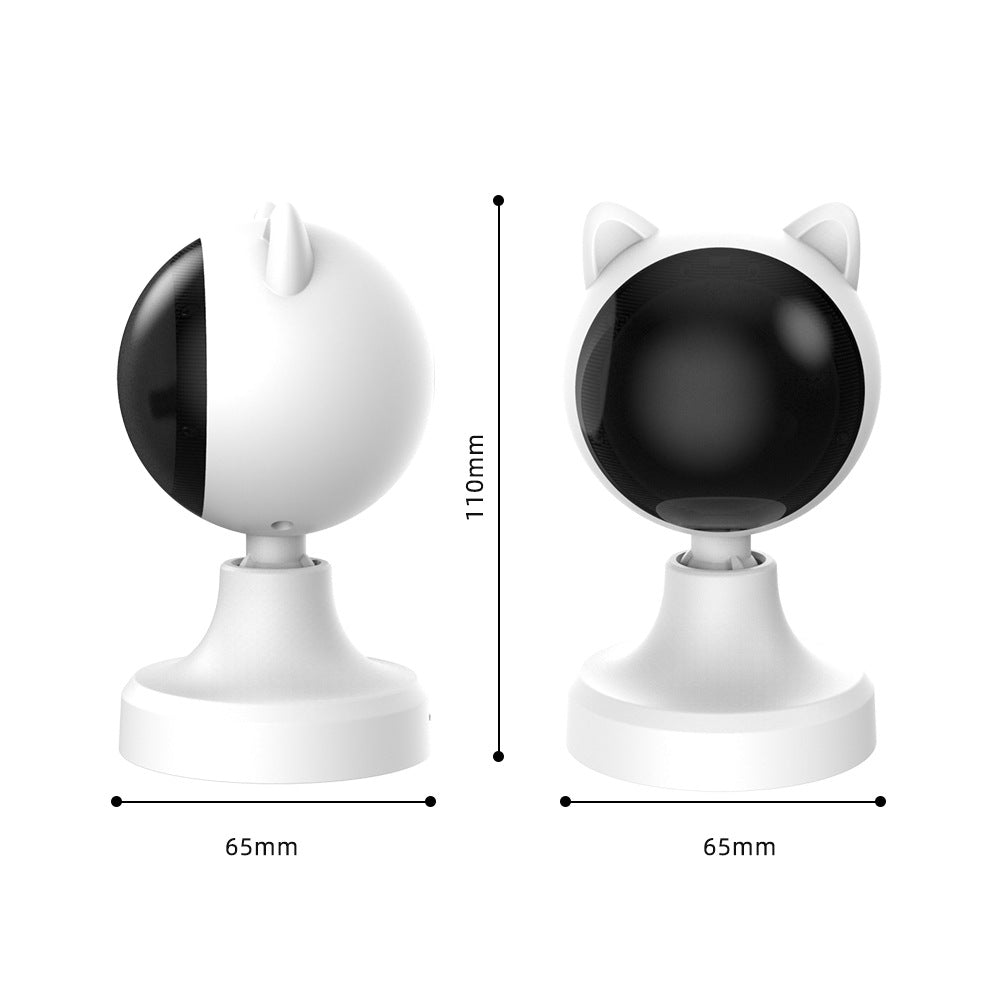 USB Rechargeable Laser Cat Teaser Toy โ Automatic Interactive Light Toy, White โ view 2