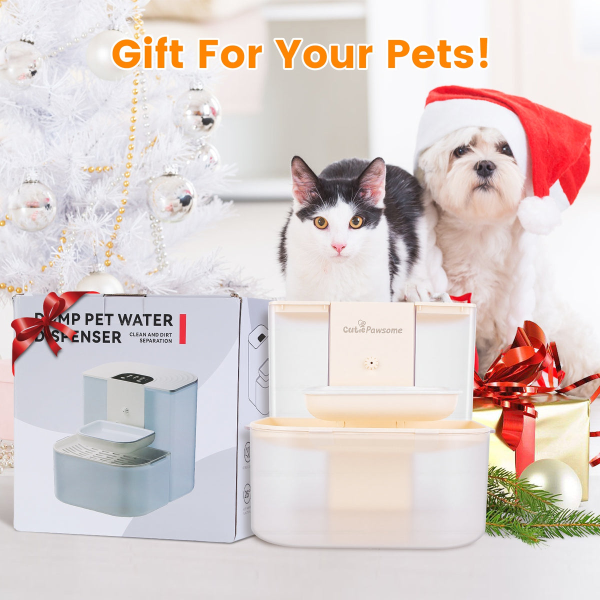 Cordless Smart Pet Water Fountain 4.5 L โ Self-Refill, Ceramic Bowl, Remote Control & Timer โ view 8