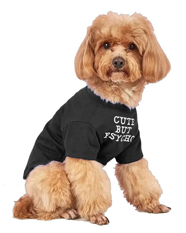 Round Neck Polyester Dog T-Shirt, Basic Pet Tee in Red, Blue, Black or Khaki โ view 6