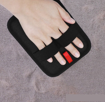 EVA Pet Hair Removal Glove Brush โ Fur Remover for Furniture and Clothes, Black โ view 6