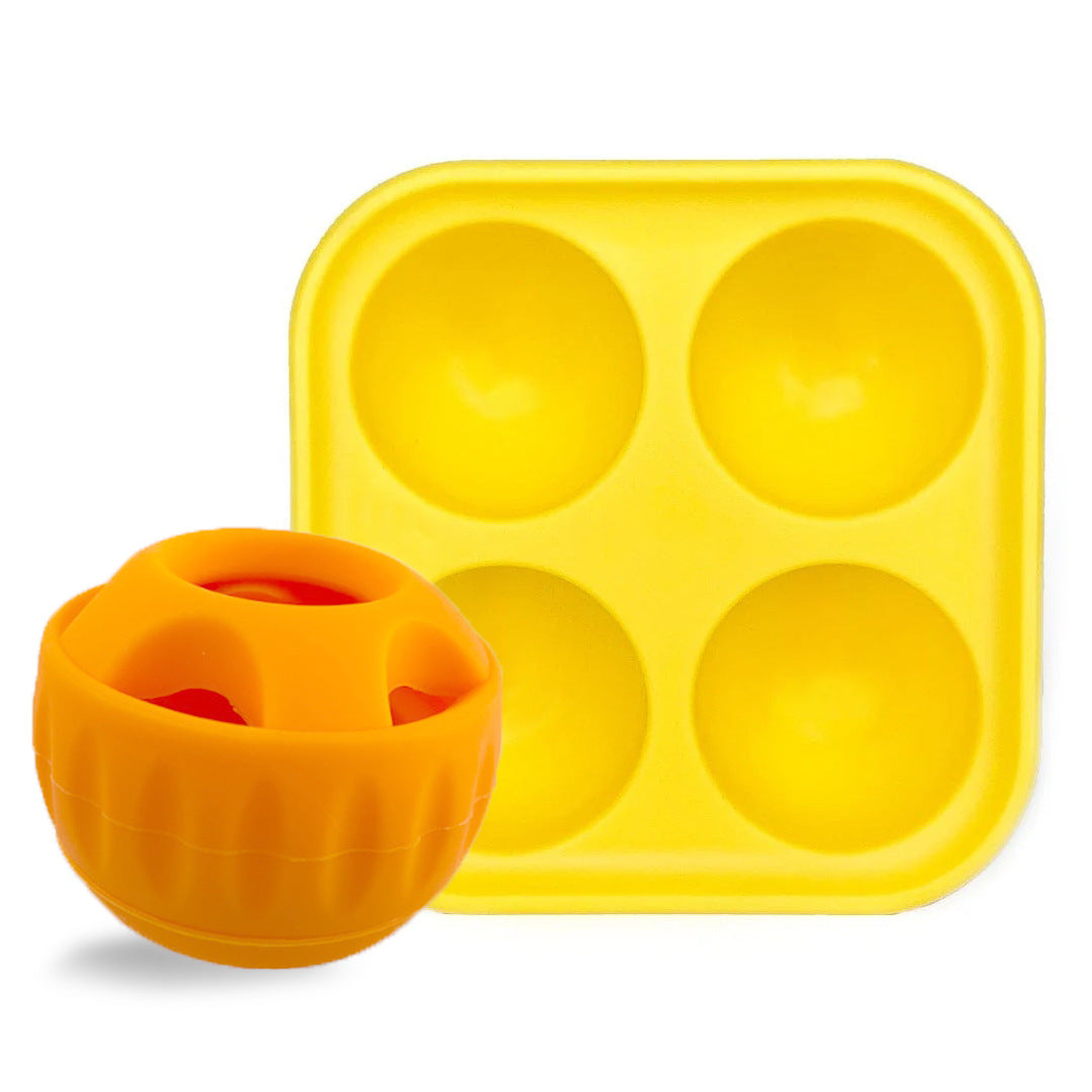 Silicone Slow Feeder Dog Ball & Treat Tray – Food Dispensing Chew Toy in Green or Orange – view 9