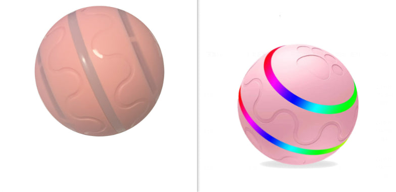 Self-Rotating Rechargeable Cat Ball Toy with Auto Direction Change, Silicone and ABS โ view 18