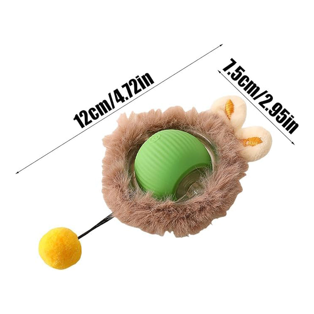 Self-Rolling Silicone Cat Ball – Interactive Moving Toy with Lights and 3 Play Modes – view 8