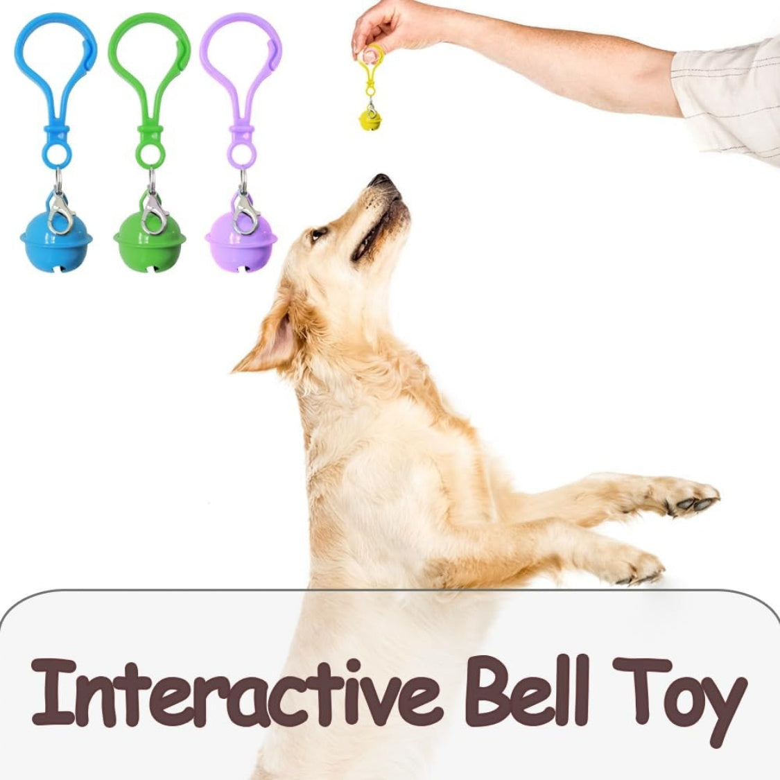 Pet Collar Bells 6-Pack โ Loud Multi-Color Dog & Cat Bells with Snap Clips, 0.86 in โ view 3