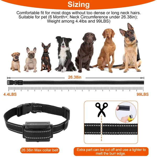 3280 ft Remote Dog Training Collar โ Beep, Vibration & Static, IP67 Waterproof, Rechargeable โ view 4