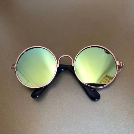 Cat Sunglasses – Retro Round Pet Glasses for Cats & Small Dogs, Photo Prop, 13 Colors, Sizes M & L – view 13