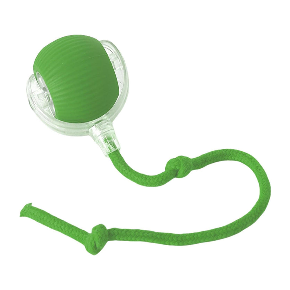 Self-Rotating Cat Ball with Lights and Touch Activation, Rechargeable – Gray, Green or Red – view 2