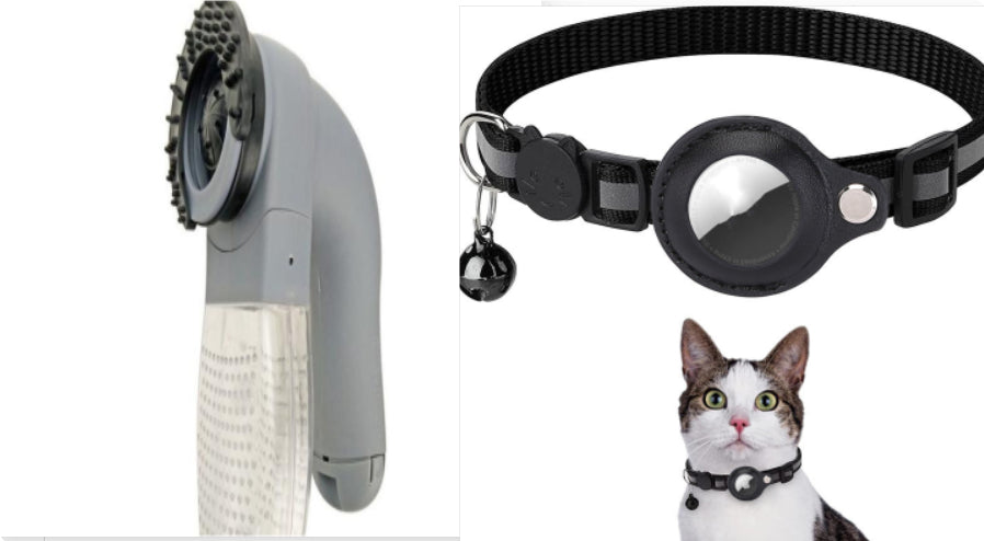 Reflective Nylon Collar with Waterproof Tracker Holder – For Round Bluetooth Trackers, Cats & Dogs – view 11