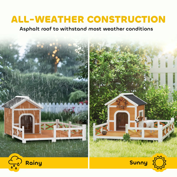 Outdoor Dog House โ Weather-Resistant Shelter for Dogs โ view 4