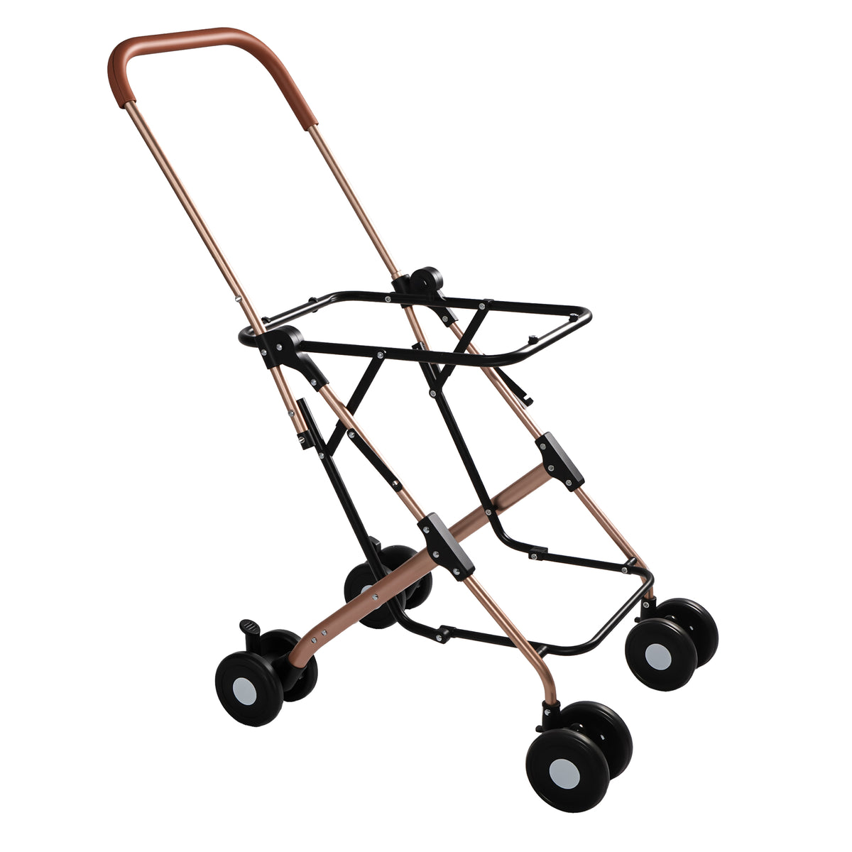 3-in-1 Double Pet Stroller – 2-Level Convertible Dog & Cat Stroller with Detachable Carrier & Tote – view 3