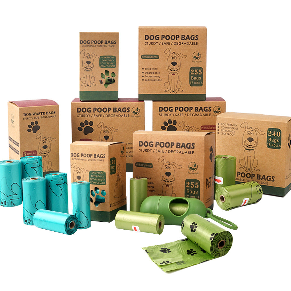 Thick Biodegradable Dog Poop Bags – Leak-Proof Pet Waste Bags on Rolls, Multiple Pack Sizes