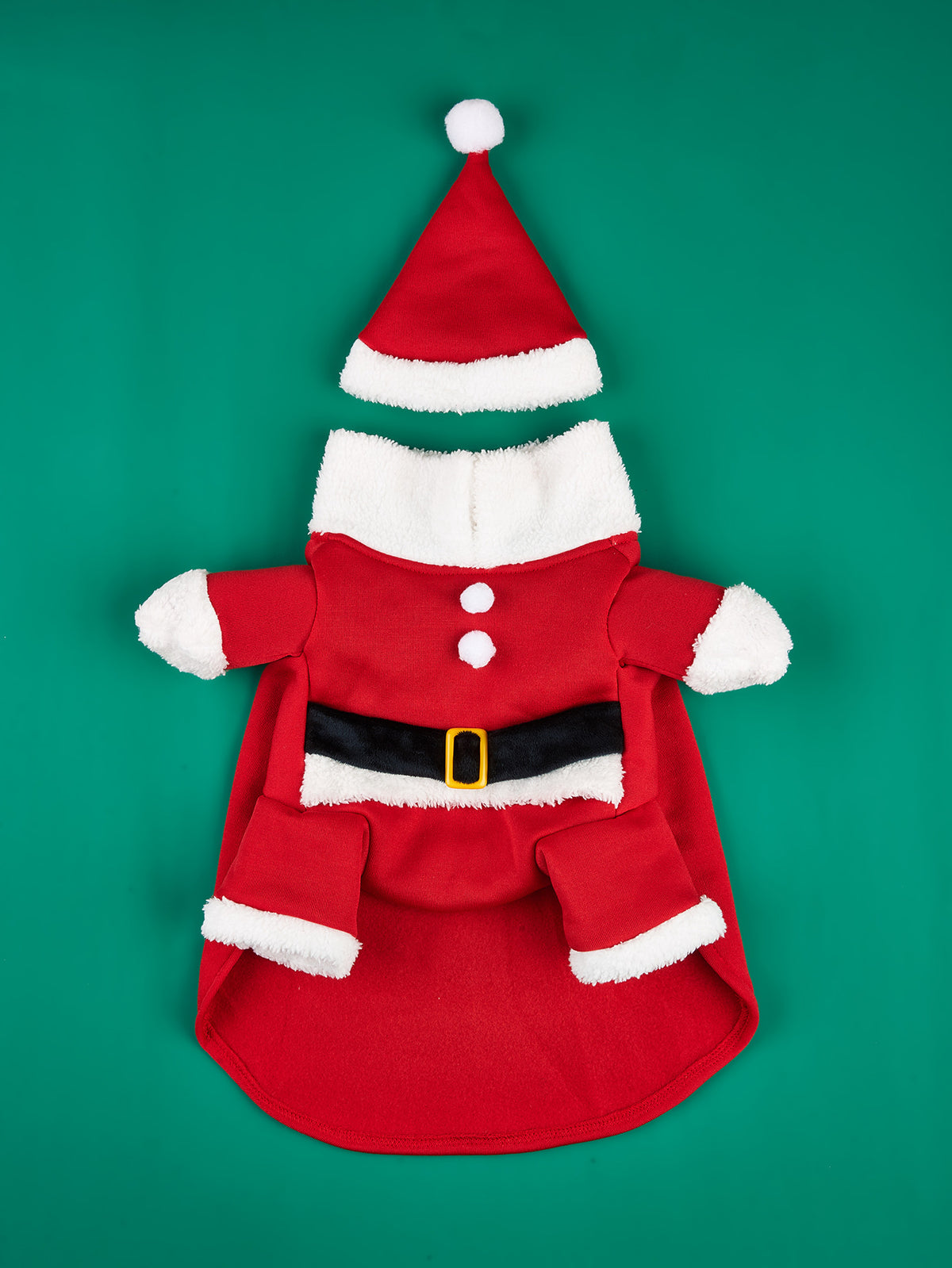 Red Christmas Dog Costume – Festive Holiday Outfit for Small Dogs – view 4