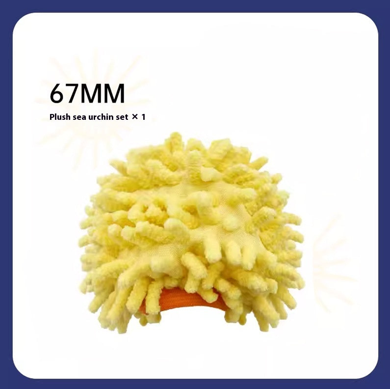 USB Jumping Ball Dog Toy – Bouncy Ball with Spare Shells & Spiky Sleeves, Blue or Orange – view 22