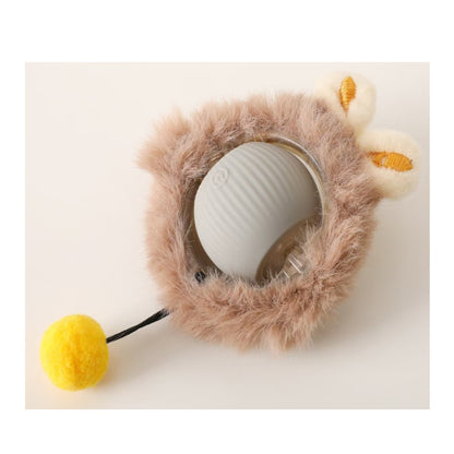 Self-Rolling Silicone Cat Ball – Interactive Moving Toy with Lights and 3 Play Modes – view 3