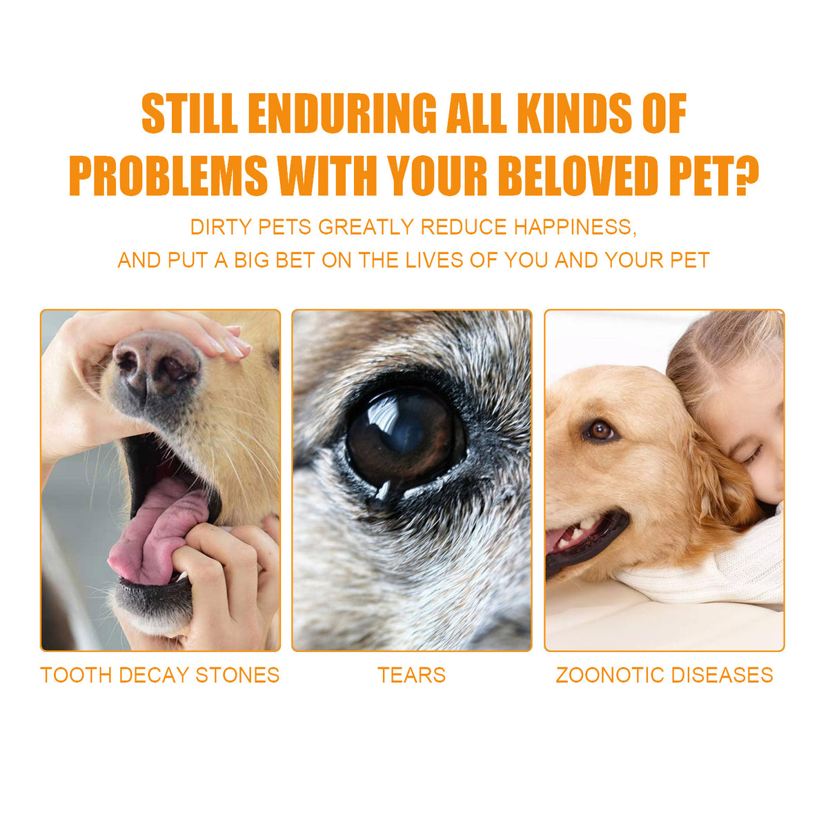 Pet Cleaning Finger Wipes for Dogs and Cats – 50 Count Jar for Teeth, Eye Area and Ears – view 5