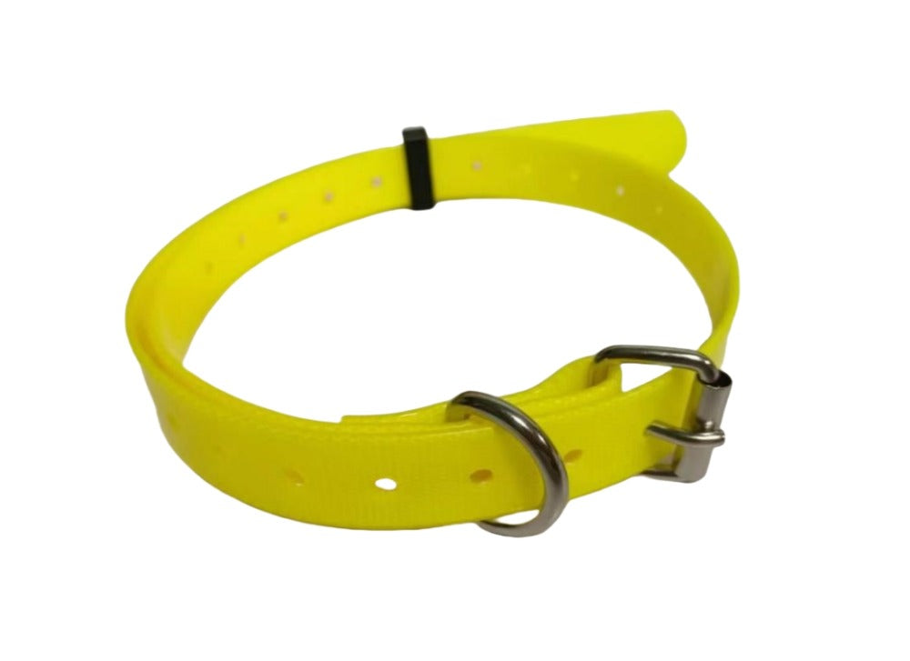 Waterproof Plastic Dog Collar – Lightweight Easy-Clean Collar, 70 cm (27.6 in), Red or Yellow – view 7