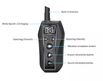650 Yard Remote Dog Training Collar – Beep, 8-Level Vibration &amp; Static, IPX7 Waterproof – view 5
