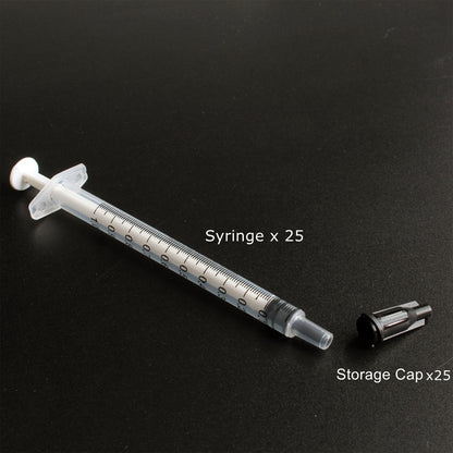 1 ml Needle-Free Syringes with Caps – 25 Pack for Pet Feeding &amp; Liquid Measuring – view 3